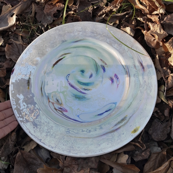 Murano Glass Plate Italian Art Glass Millefiori - Picture 14 of 16